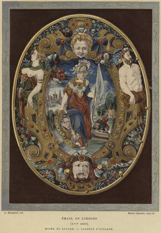 Esmalte de Limoges, siglo XVI de French School