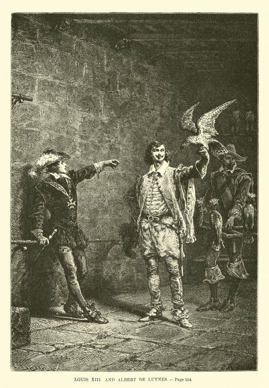 Luis XIII y Albert de Luynes de French School