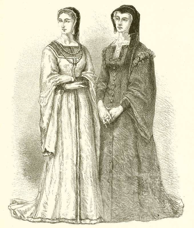 Margarita de Valois y Luisa de Saboya de French School