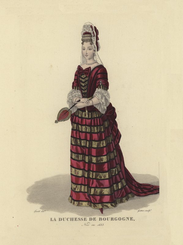 Marie-Adélaïde de Saboya, duquesa de Borgoña de French School