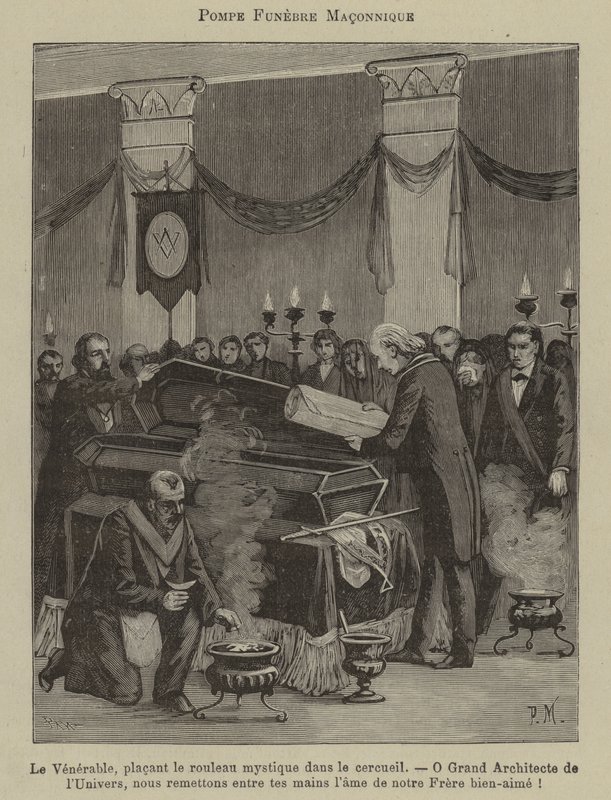 Funeral masónico de French School