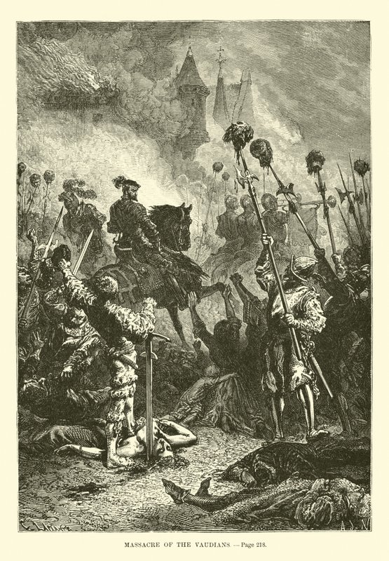 Masacre de los valdenses de French School