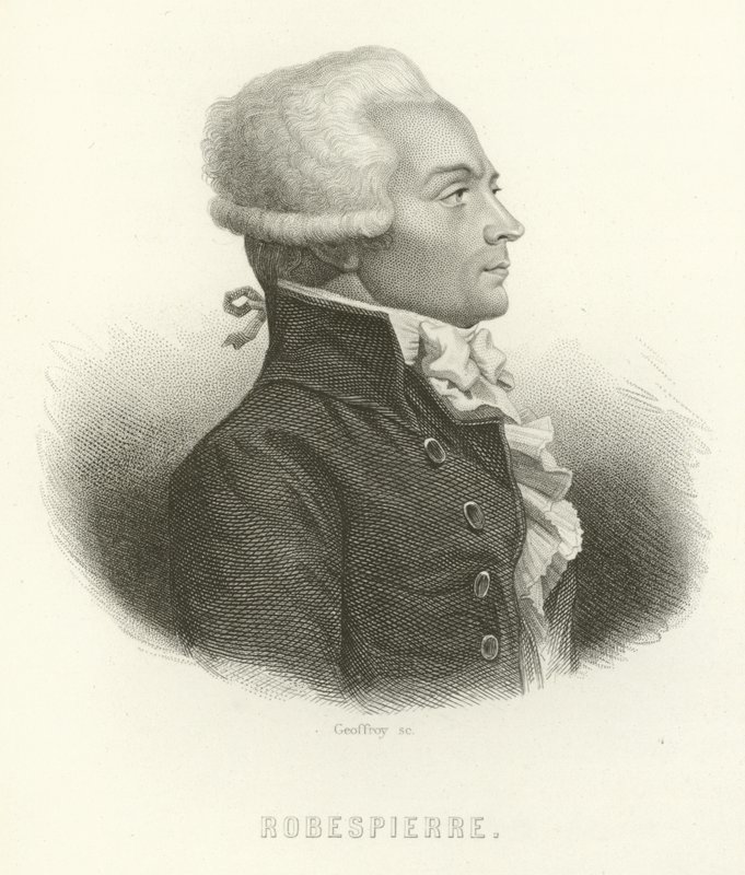 Maximilien de Robespierre de French School