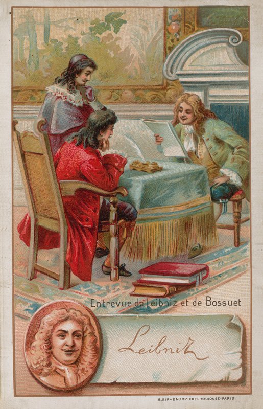 Encuentro entre Leibniz y Bossuet de French School