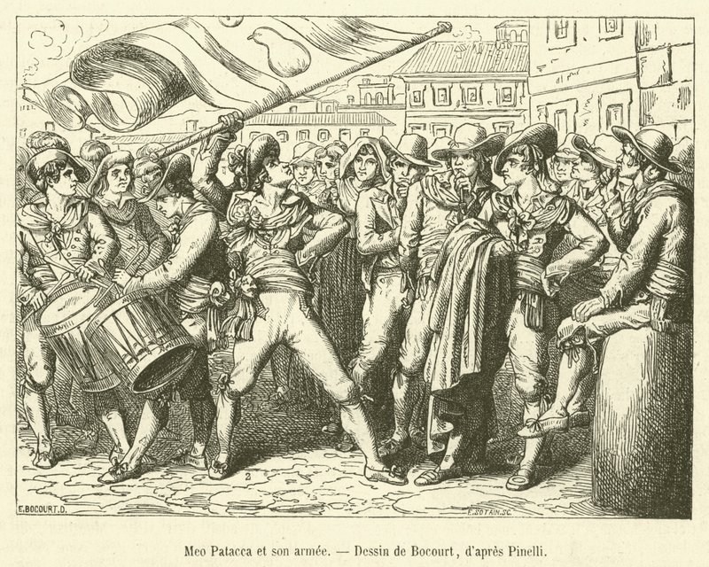 Meo Patacca y su ejército de French School