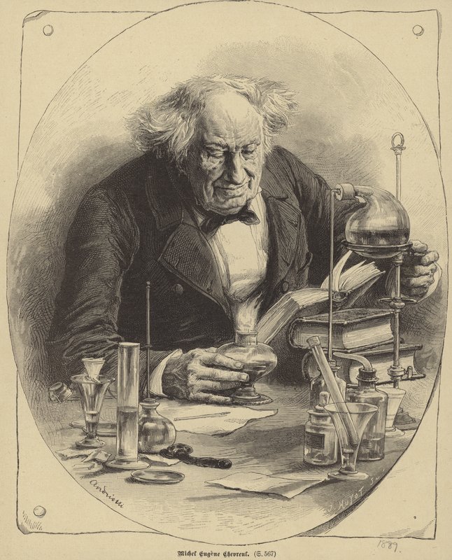Michel Eugene Chevreul de French School