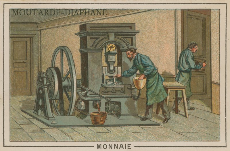 Acuñación de monedas de French School