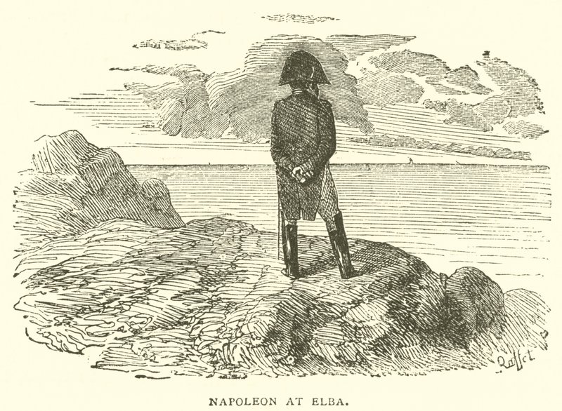 Napoleón en Elba de French School
