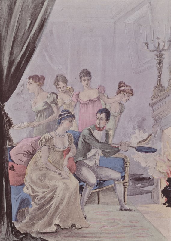 Napoleón con María Luisa de French School