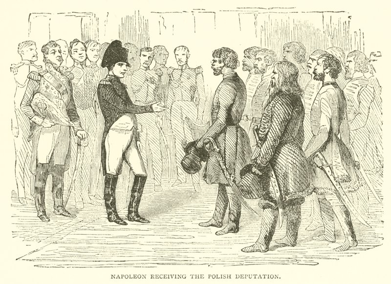 Napoleón recibiendo la delegación polaca de French School