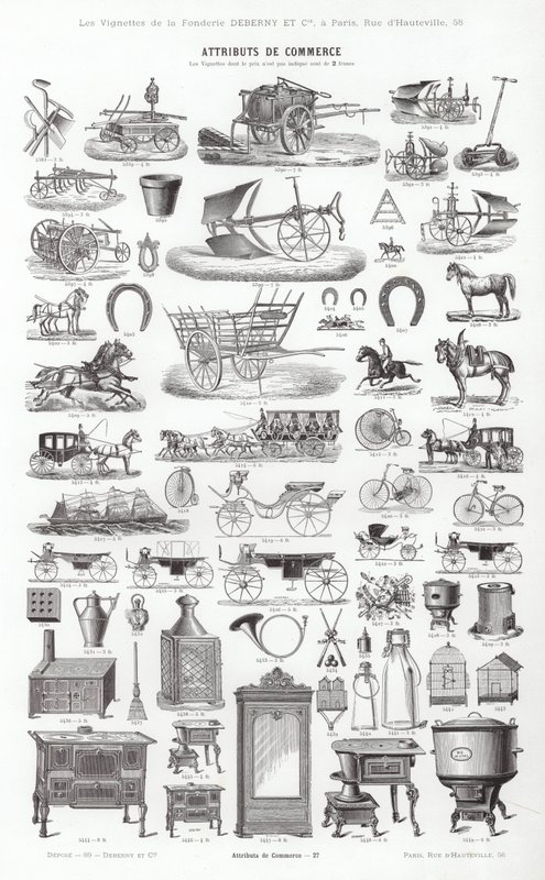 Página de Vignettes Typographiques de French School
