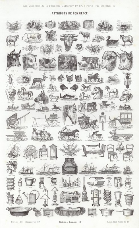 Página de Vignettes Typographiques de French School