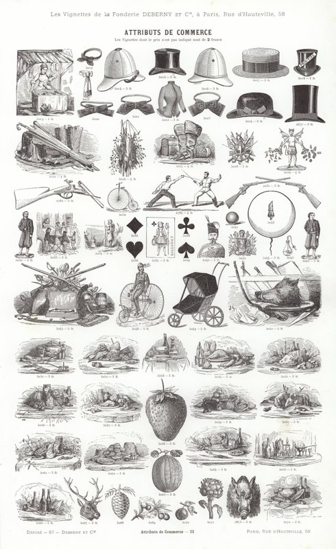 Página de Vignettes Typographiques de French School