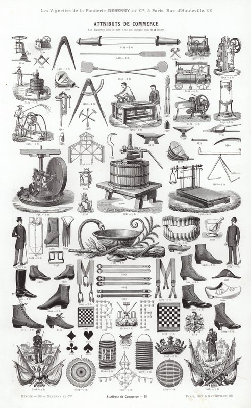 Página de Vignettes Typographiques de French School