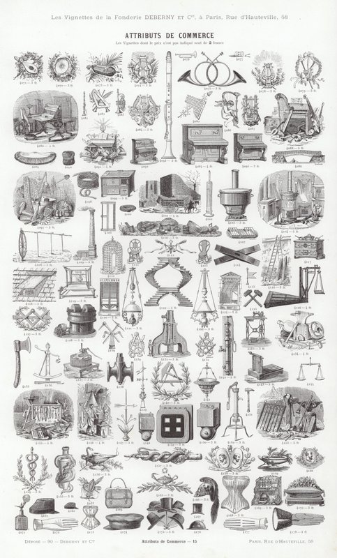 Página de Vignettes Typographiques de French School