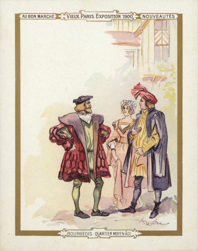 Exposición de París 1900, En conversación de French School