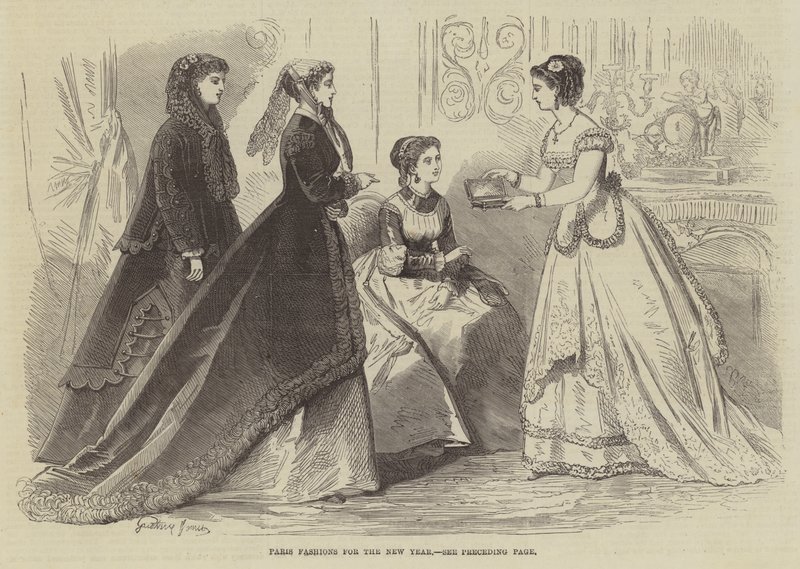 Moda de París para el Año Nuevo de French School