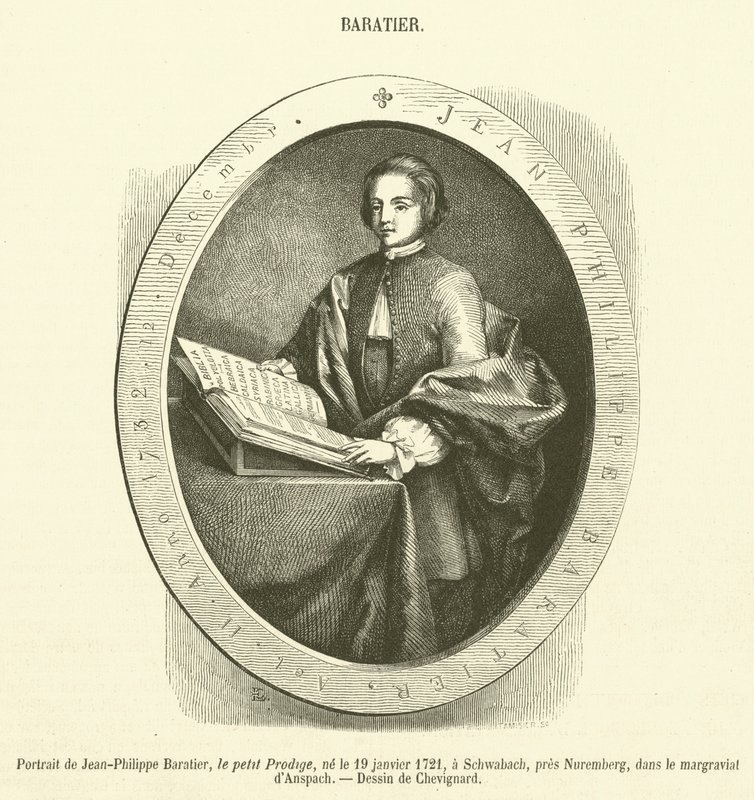 Retrato de Jean-Philippe Baratier de French School