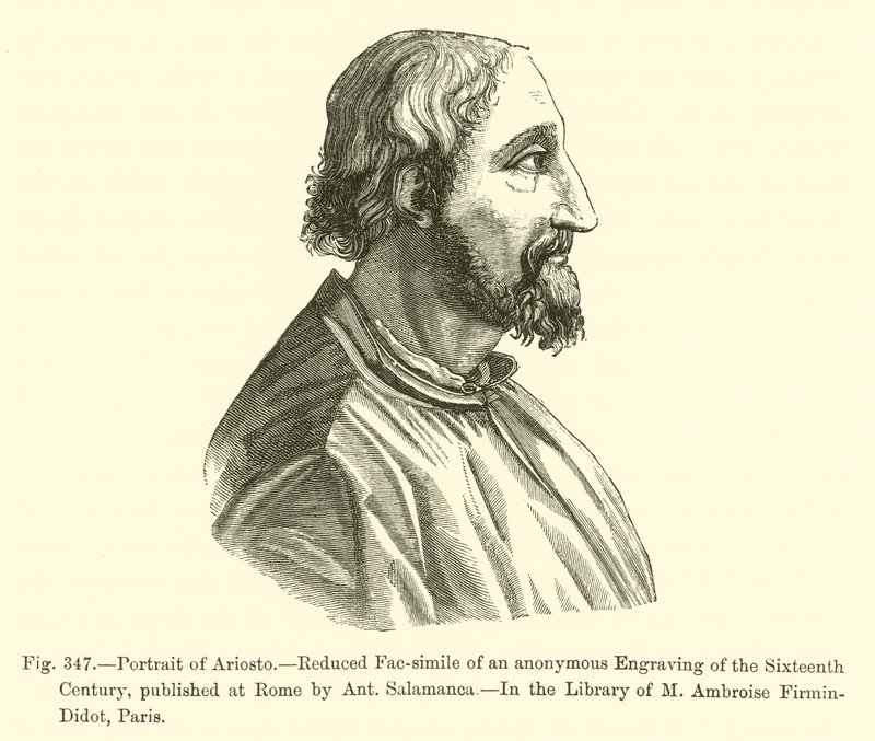 Retrato de Ariosto (grabado) de French School