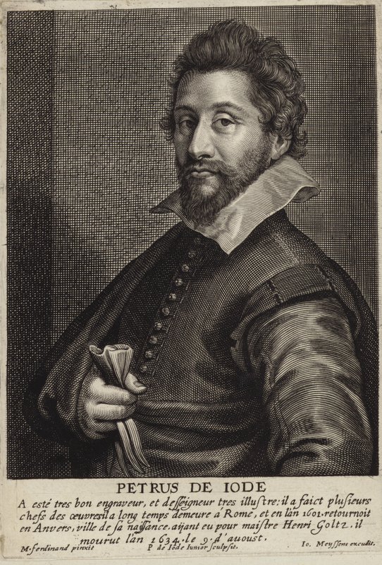 Retrato de Pieter de Jode I de French School