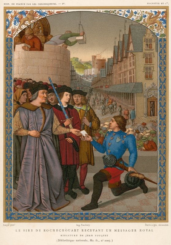Rochechouart recibiendo un mensaje real de French School