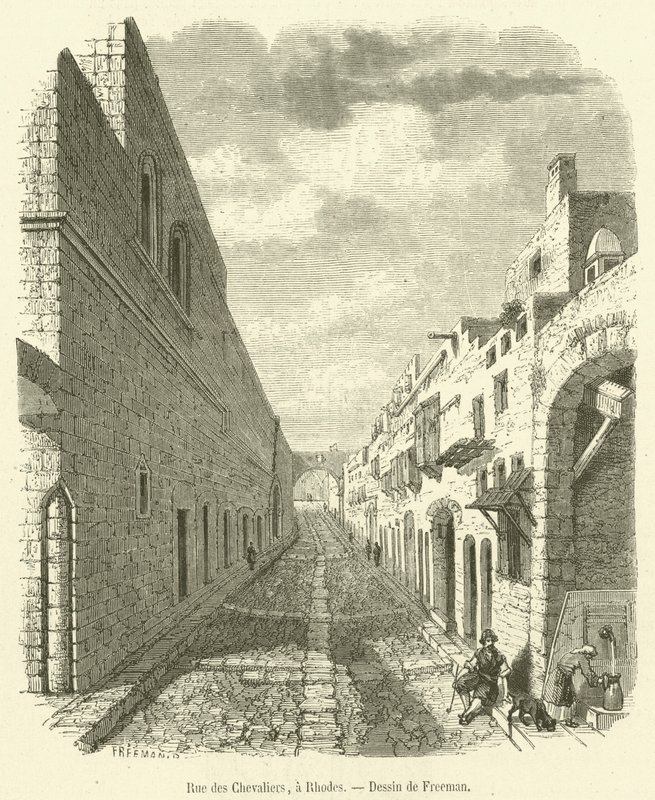 Rue des Chevaliers, en Rodas de French School