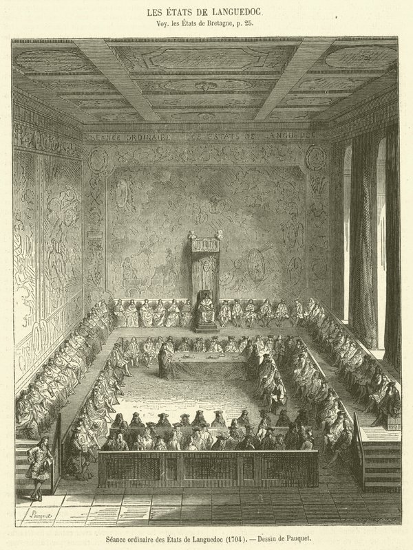 Sesión ordinaria de los Estados de Languedoc de French School