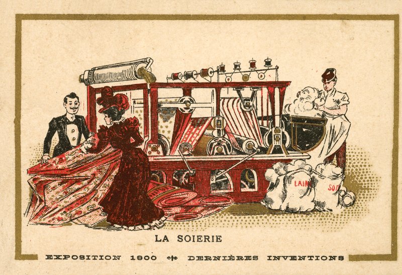 Fabricación de seda de French School
