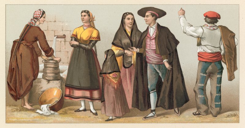 Traje de España de French School
