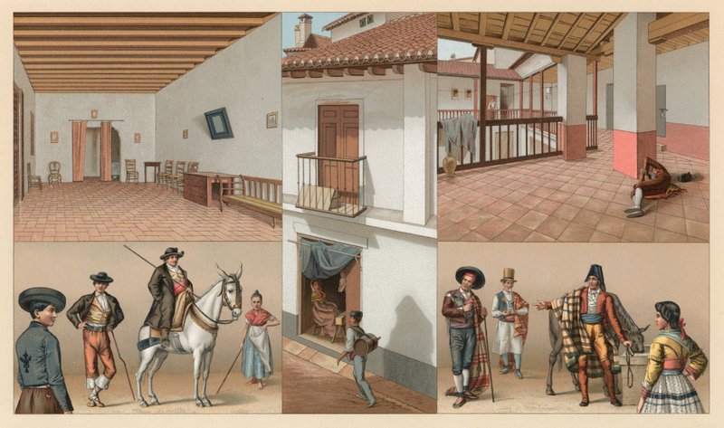 Traje de España de French School