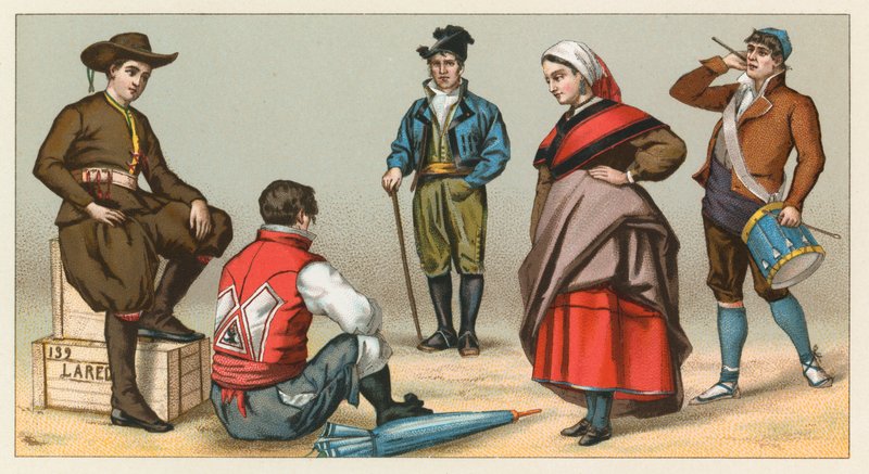 Traje de España de French School