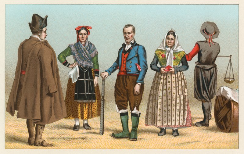 Traje de España de French School