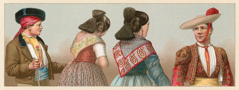 Traje de España de French School