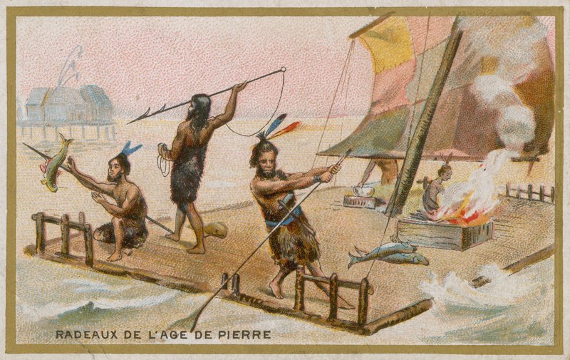 Balsa de la Edad de Piedra de French School