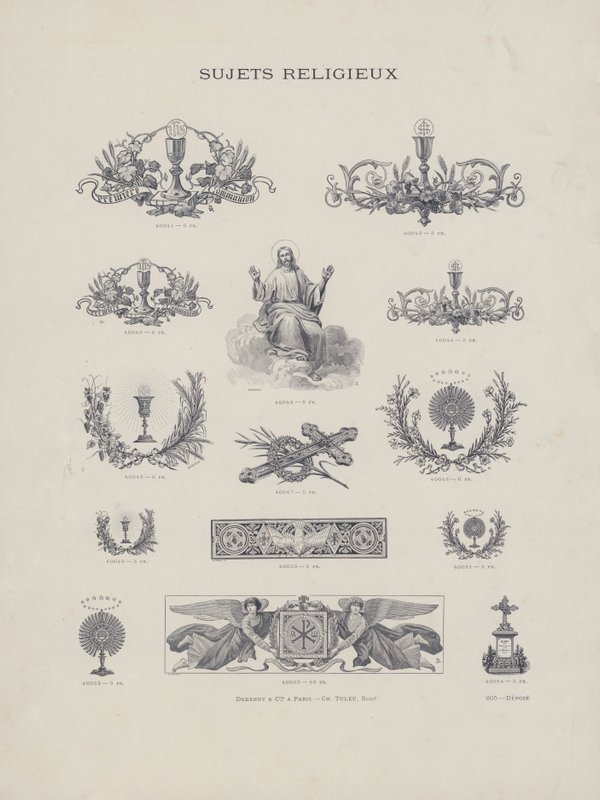 Sujetos religiosos de French School