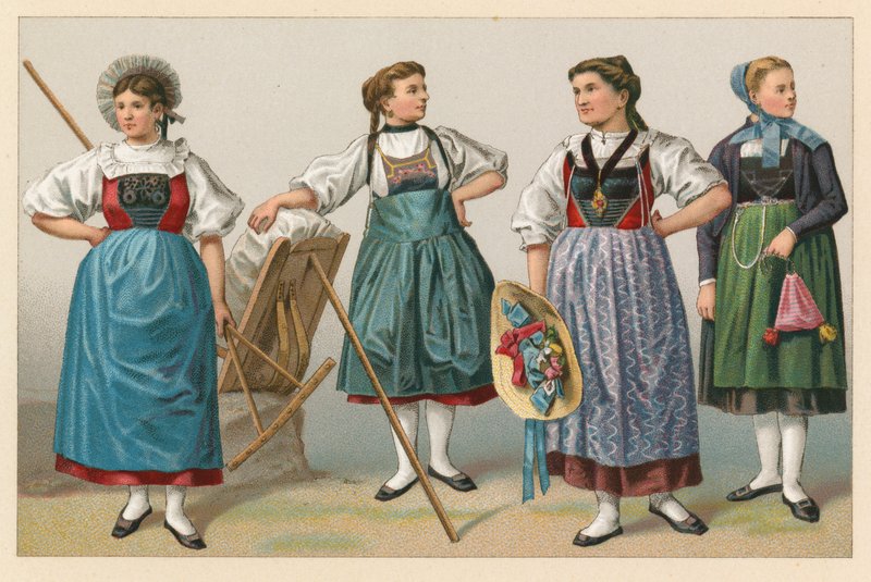Traje suizo de French School