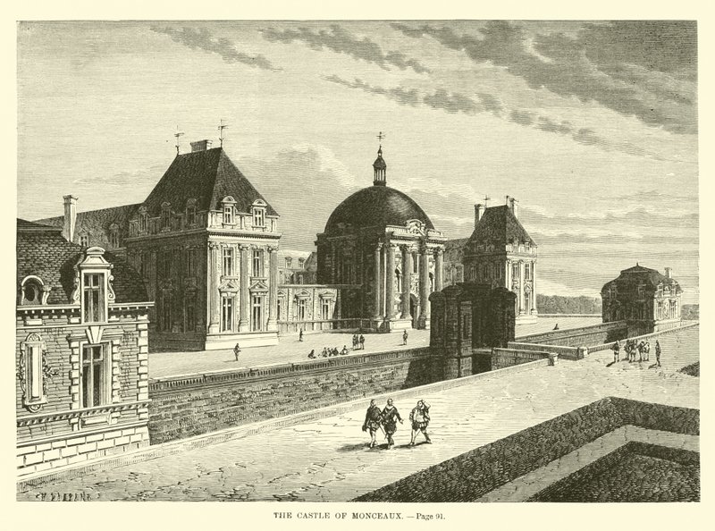 El Castillo de Monceaux de French School