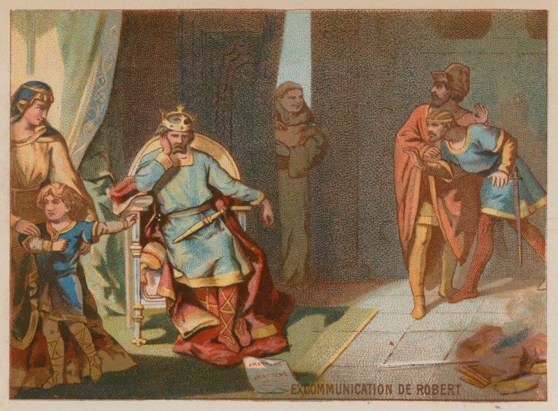 La excomunión de Roberto II de French School