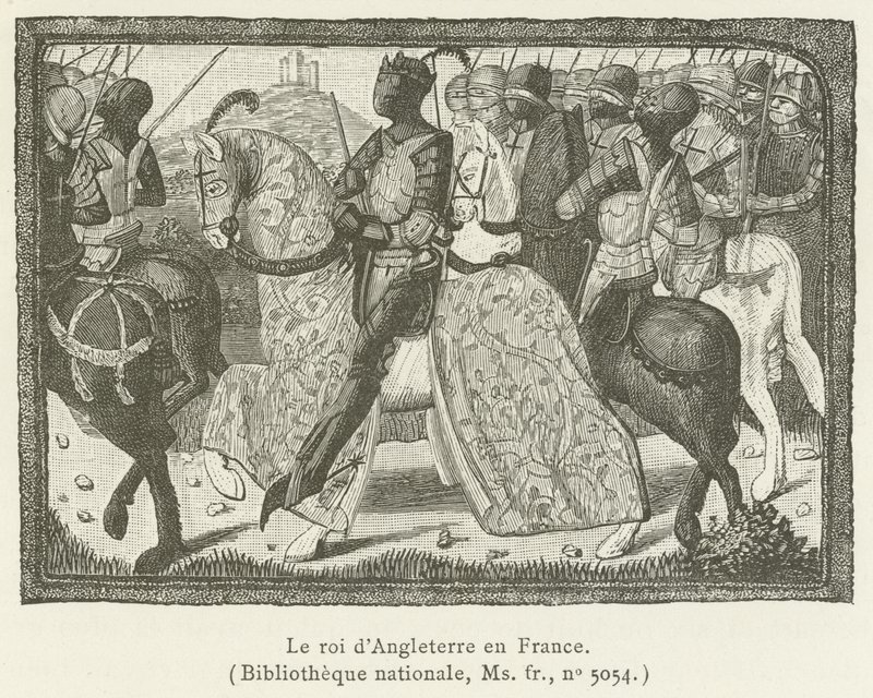 El Rey de Inglaterra en Francia de French School