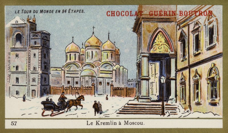 El Kremlin en Moscú de French School