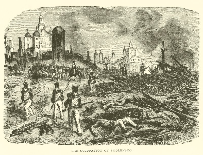 La ocupación de Smolensko de French School
