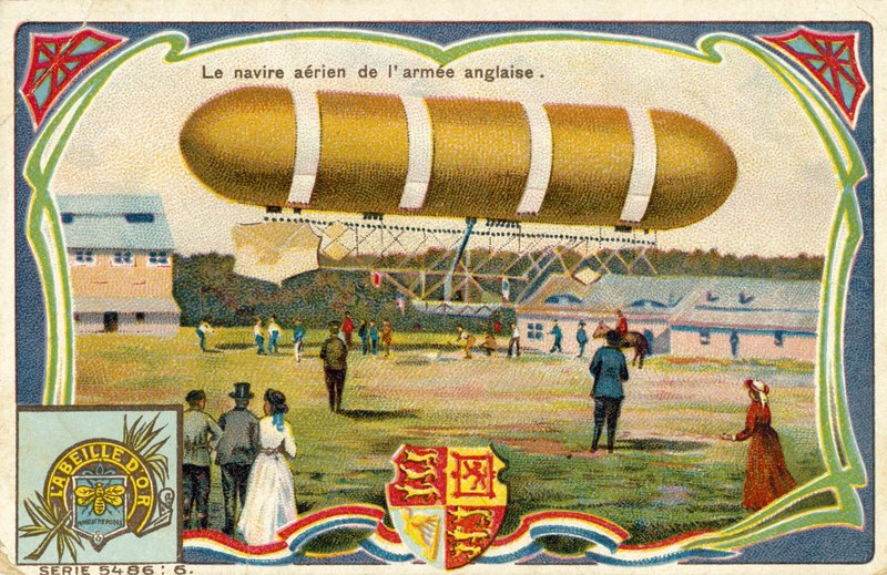 El barco aéreo del ejército inglés de French School