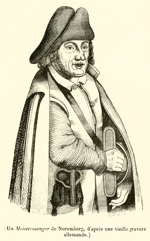Un Meistersaenger de Núremberg de French School