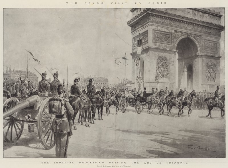 La Visita del Zar a París de G.S. Amato