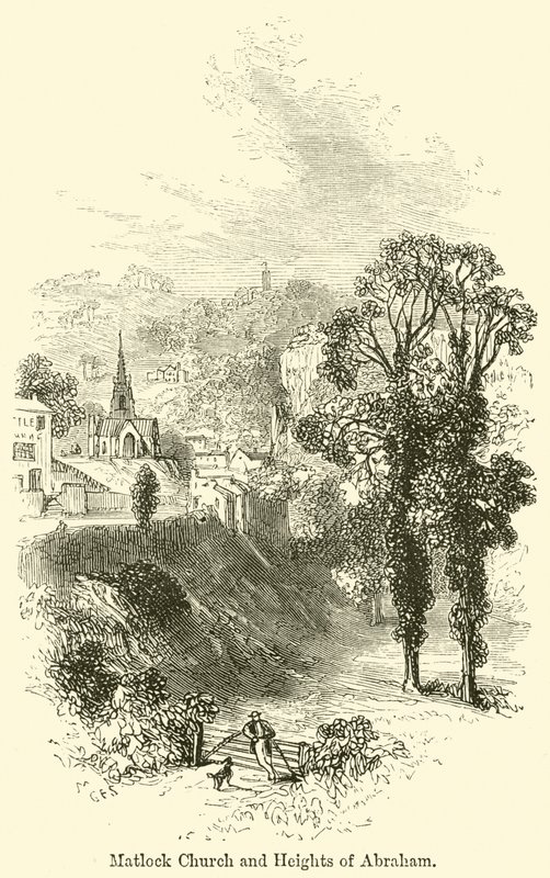 Iglesia de Matlock y Alturas de Abraham de G. F. Sargent