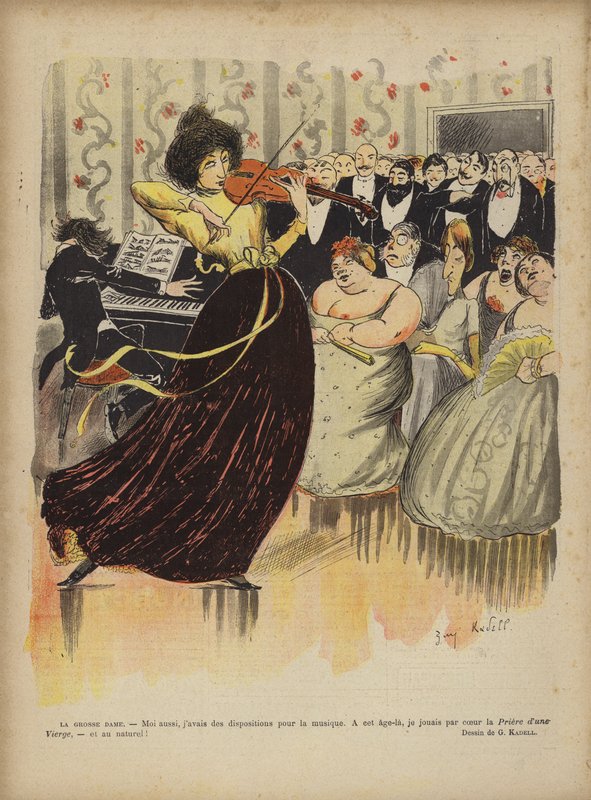 Ilustración para Le Rire de G. Kadell