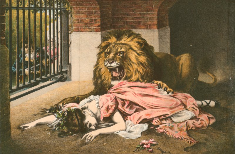 La novia del león de Gabriel Max