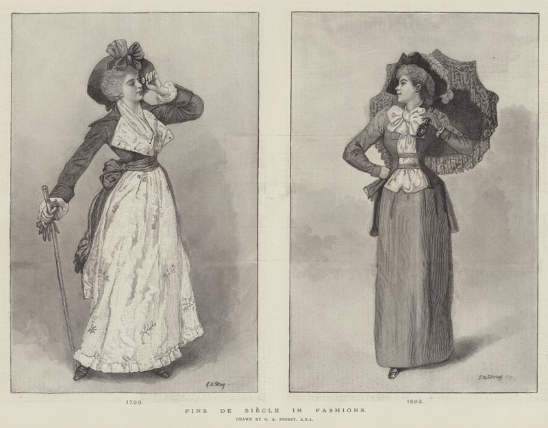 Fines de siglo en la moda de George Adolphus Storey