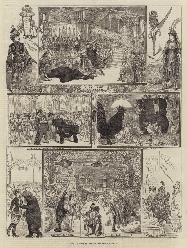 Las pantomimas navideñas de George Cruikshank