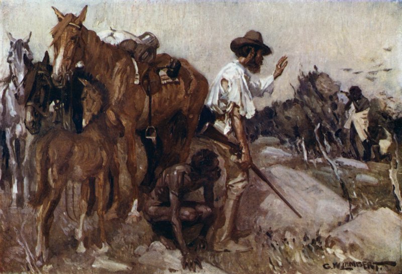 Ilustración para Romance del Imperio, Australia de George Washington Lambert
